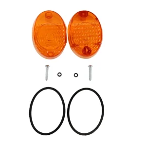 Ausverkauf Set Blinkerglas Blinker Blende Kappe Lichtaustrittscheiben Lichtaustrittsglas 8580.26 orange Simson KR51/1-2 SR4-2 SR4-3 SR4-4