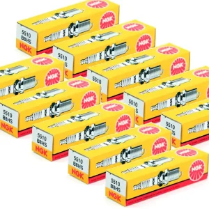 Nur Für Kurze Zeit [Paket] 10x NGK Zündkerze B8HS Gewinde Durchmesser 14mm für Motorrad Roller Quad PKW