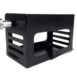 BATTERIEKASTEN f. BMW R 45/65/80/100 Duoshock (2 Stoßdämpfer)-Modelle, Edelstahl, schwarz gepulvert Knallerangebot