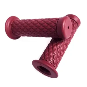 Expressversand 2 GRIPS / rubber grips in Westwood style, for 22mm handlebars, burgundy red