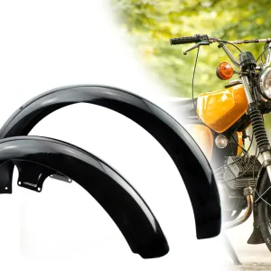 Kotflügel Satz, Schutzblech für Vorderrad + Hinterrad, Simson S50, S51, S70, schwarz pulverbeschichtet Sonderangebot