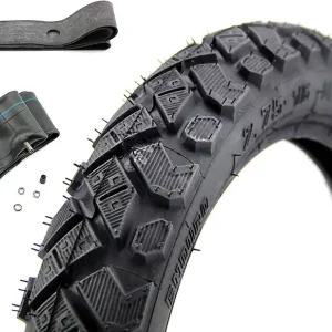 [Paket] SET 1x Heidenau Enduro M/C Reifen 2,75 x 16 Zoll, 46M TT Profil K42 inklusive Felgenband und Schlauch für Simson Rabatt