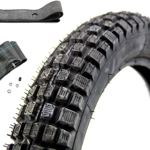 Saisonangebot [Paket] Set Heidenau K46 Reifen 2,75 x 16 Zoll 46M M/C TT + Schlauch + Felgenband für Simson, Enduro und andere Krafträder