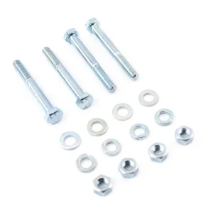 Normteile Gepäckträger Aufbockgriff, 4x Schrauben, Muttern, Unterlegscheiben, Federringe für Simson Schwalbe KR51/2 S53 S83 Garantierte Lieferung