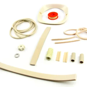 Abverkauf [Paket] Ersatzteile-Set, Gummi Keder Set 12-teilig, Farbe Elfenbein, inklusive Lampenring u.v.m. für Simson Schwalbe KR51