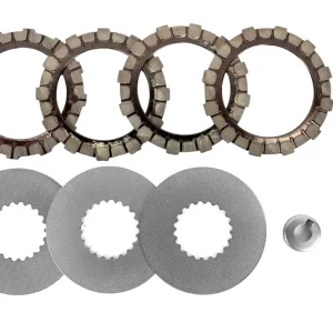 [Paket] Kupplung Regeneration Set Kupplungsscheibe, Kupplungslamelle, Sicherungsblech für alle Simson Fahrzeuge S50, S51, KR51 Schwalbe, Star, Habicht Markenware