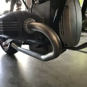 2 Edelstahl-KRÜMMER für BMW 2-Ventiler R 45 / 65, D=35mm - letzter Artikel Highlight