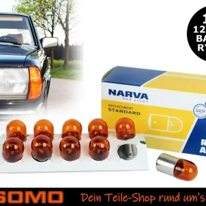 Mega-Angebot 10x Glühbirne orange 12V 10W BAU15s, Blinker Bremslicht Fahrzeugbeleuchtung für Simson, Moped Motorrad Roller Quad Auto, E-geprüft