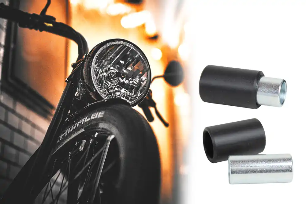 Jetzt Bestellen 2x Polyamid Buchsen mit Innenrohr für Schwinge + Motorlager für Simson KR51, SR4-1 Spatz, SR4-2 Star, SR4-3 Sperber, SR4-4 Habicht