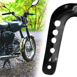 Sale Auspuffstrebe, Auspuffhalter hinten, kurze Ausführung Simson Enduro S51E S70E S53E S53OR S83E S83OR, Schwarz