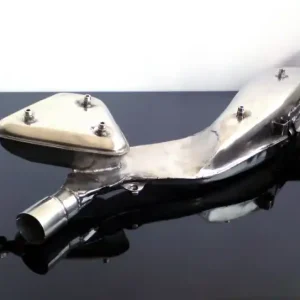 EXHAUST XT 500, stainless steel Letzte Chance