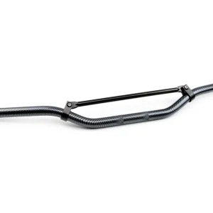Nur Heute Enduro Lenker mit Strebe aus Aluminium, 820mm, im Carbon Look für Motorrad, Moped, Quad