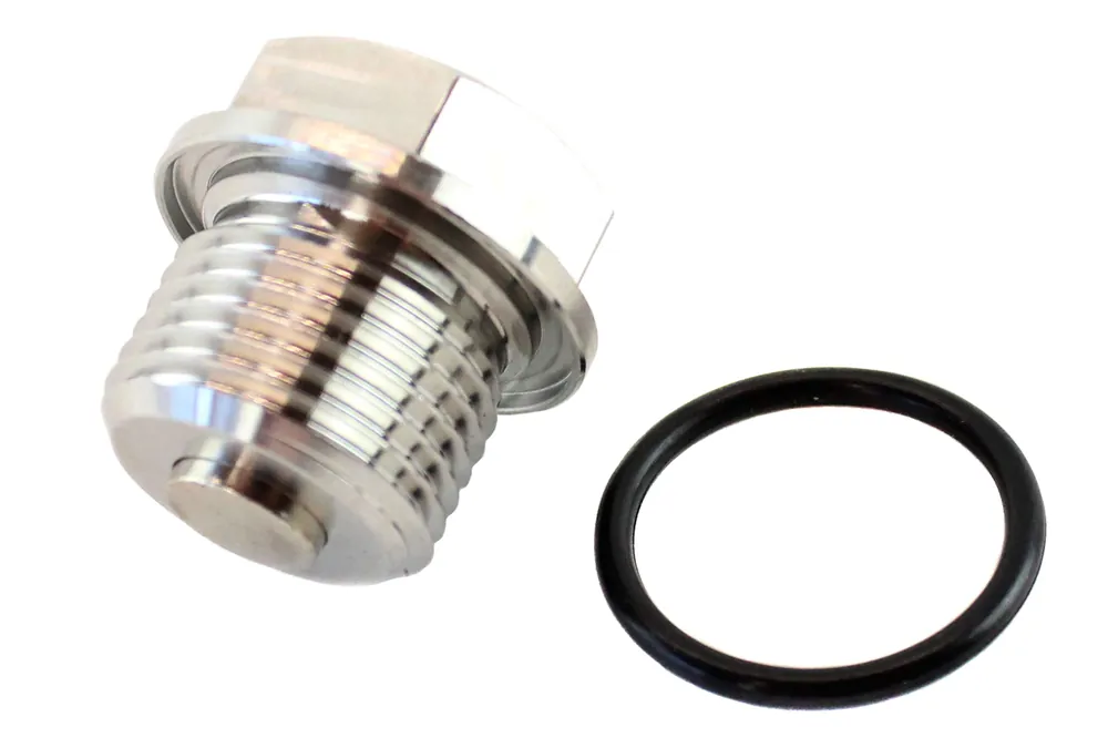 Ölablassschraube Edelstahl originaltreu mit O-Ring Supermagnet Gewinde M14x1,5 S50 Bohrung für die Drahtsicherung Solange Der Vorrat Reicht