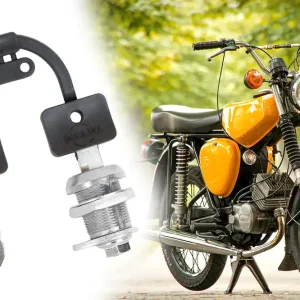 Werkzeugkastenschloss Schloss Seitendeckel Seitenkasten für Simson S50 S51 S70 S53 S83 mit 2 Schlüsseln Neu