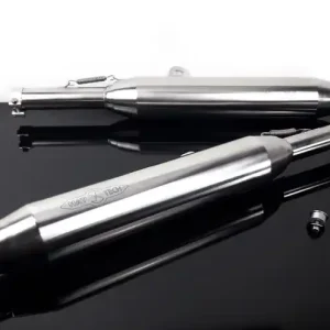 Kostenloser Versand 2 * EXHAUST "Cannonball" v. Hattech, 38 mm, polished stainless steel, with EG-ABE, for BMW R models / 5/6/7