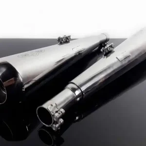 Mega-Angebot 2* AUSPUFF "Gunball" v. Hattech, 35mm, Edelstahl, m. EG-ABE, f. BMW R 45 / R 65
