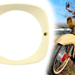 Günstig Scheinwerferring Lampenring Scheinwerfer Blendrahmen Elfenbein für Simson KR51 SR4-2 SR4-3 SR4-4, MZ ES125 ES150, Troll IWL