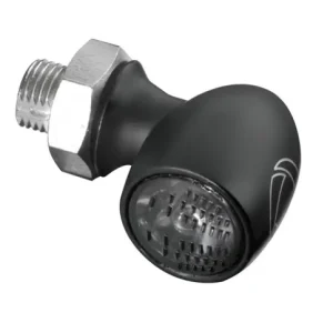 Preis Gesenkt LED INDICATORS "Bullet Atto dark" by Kellermann, black with tinted glass, e-tested