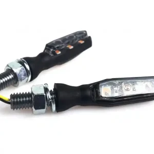 2 HIGHSIDER LED INDICATORS, black, tinted glass, E-approved Bestpreis