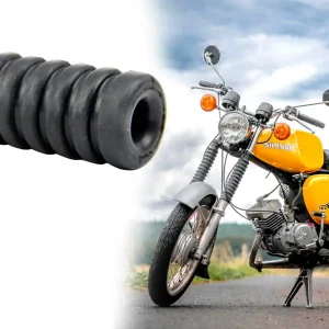 Kickstartergummi, Muffe für Kickstarterhebel für Simson S50 S51 S70 S53 S83 KR51 SR4-1 SR4-2 SR4-3 SR4-4 SR50 SR80, neue Form quergerippt 50mm Schwarz Markenprodukt