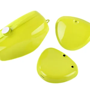 Super-Preis Set: Benzintank Tank in Bananenform + 2 Seitendeckel Rapsgelb Simson S50 S51 S70