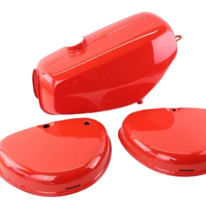 Kraftstoff Tank und Seitendeckel im Set Farbe Ibizarot für Simson S50, S51, S70 Online Kaufen