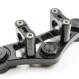 FORK BRIDGE f. BMW 2-valve R80 / R100 with 38.5 mm fork tubes, aluminum, black, including expert opinion Top-Preis