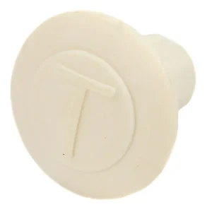 Knopf  für Tupferbetätigung mit T Prägung elfenbein für Simson KR50 Versand Am Gleichen Tag