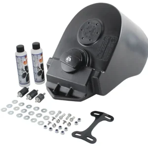 [Paket] Neuheit: Tank, Tankbehälter, Kraftstofftank aus Kunststoff mit Tankdeckel - nie wieder Rost - für Simson KR51 Schwalbe + Bisomo Schlüsselband Neue Ware