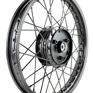 Speichenrad 1,50 x 16 Zoll schwarz matt gepulvert  Alufelge Nabe Speichen Simson S50 S51 S53 S70 S83 SR4 KR51 Schwalbe Habicht Star Spatz Sperber Duo Nur Für Kurze Zeit