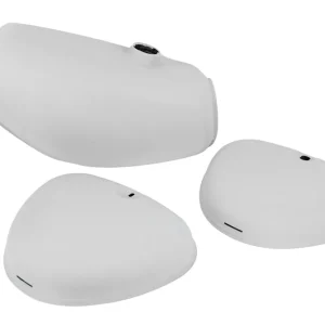 Kostenloser Rückversand Benzintank mit Seitendeckel, grundiert für Simson S50, S51, S70 - Kraftstofftank, Benzintank, Seitendeckel ohne Wirbel