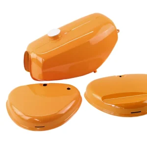 Bestseller Benzin Kraftstoff Tank Set mit Seitendeckel Simson S50 S51 Enduro S70 Sahara Braun Bananentank