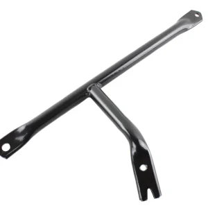 Begrenztes Angebot Obergurtstrebe schwarz glänzend gepulvert mit Fußrastenaufnahme für linke Seite Simson S51 S53 S70 S83