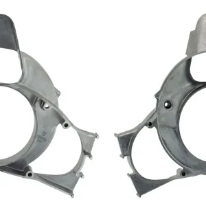 Highlight Luftführung, Kettenführung für Simson KR51/1 Schwalbe, hochwertiges Alu, nach Originalmaß gefertigt mit Durchführung Kupplungszug