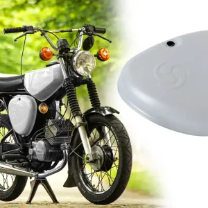 Seitendeckel zum Werkzeugkasten, Herzkasten für Simson S50, S51, S70, original mit Wirbel-Logo, linke Seite, grau grundiert Zertifiziert