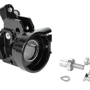 Venandi Gasgriffadapter aus Aluminium für Simson KR51 Schwalbe, SR4-2 Star, SR4-3 Habicht, SR4-4 Sperber Nur Für Kurze Zeit