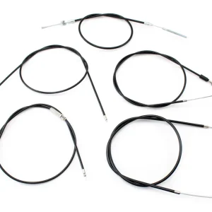 Motoflex 5-teiliger Bowdenzug Seilzug Satz für Gas, Kupplung, Handbremse, Starter (BVF), Fußbremse für Simson SR50, SR80 Geprüft