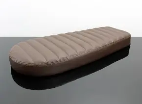 Cafe-Racer, Scrambler, BENCH, universal, socially suitable, dark brown, double seam (zBf rear frame HR-DBR) Preisreduziert