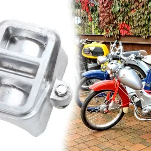 Aufnahme für Abblendschalter und Blinkschalter für Simson SR2 SR2E Aluminium Gehäuse mit Bandschelle Direktkauf