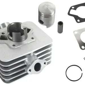 Zylinder 50ccm mit Ø 38mm Kolben für Simson S51, KR51/2, SR50 mit Kolbenbolzen Kolbenring und Dichtung Zylinderfuß Zylinderkopf Echt