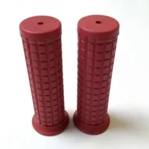 Bestpreis 2 GRIPS in custom/old style, for 22 mm handlebars, burgundy red
