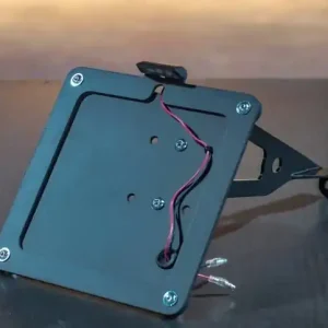 Side LICENSE PLATE HOLDER "Nifty Number" by BHCKRT, for BMW K75 and K100, black Wochenendangebot