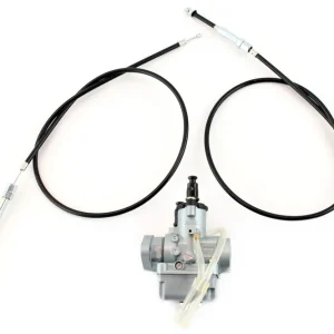 [Paket] Set: AMAL Rennvergaser 19mm mit Produktheft, Tuning + Gas und Starter Bowdenzug für Simson KR51 Aktuell
