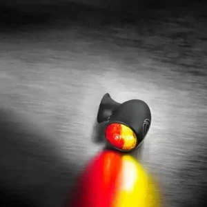 Kracherpreis 1 LED TAIL LIGHT + TURN SIGNAL! Bullet Atto DF v. KELLERMANN, black ECE