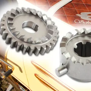 Ausverkauf [Paket] Mitnehmer für Kickstarterwelle + Kickstarterrad 28 Zahn für Simson S51 S53 S70 S83, SR50 SR80 Roller KR51/2 Schwalbe, 3-Gang 4-Gang Getriebe