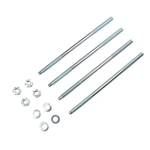 Expressversand [Paket] SET 4x Zuganker Stehbolzen - M 6 x 130 mm für Zylinder - Zylinderkopf Simson