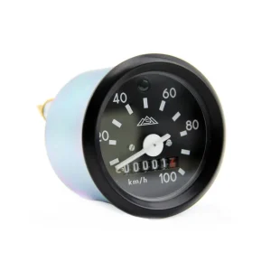 Tachometer mit Beleuchtung und Blinkkontrollleuchte 12V grün von MMB, Ø 60mm, bis100 km/h für Simson S51, S70, SC-050, SR50, TS050 Mega-Angebot