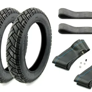 [Paket] SET 2 Vee Rubber Reifen 2,75 x 16 Zoll Profil VRM 094 Straßenprofil, 43J inklusive Schläuche und Felgenbänder Bestpreis
