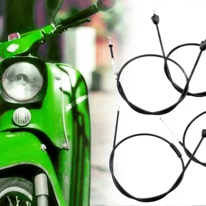 Sale Bowdenzug Set 4-teilig Gas Bremse Starter Kupplung für Simson Schwalbe KR51/2 FL Starterzug 38mm, wartungsfrei