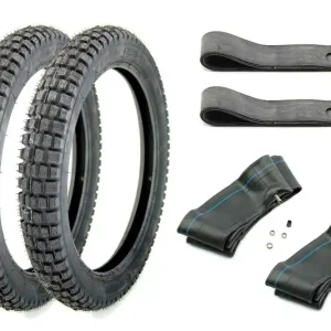 [Paket] Set 2 Reifen Heidenau K46 2,75 x 16 Zoll 46M TT + 2 Schläuche + 2 Felgenbänder für Simson, Enduro und andere Krafträder Jetzt Kaufen